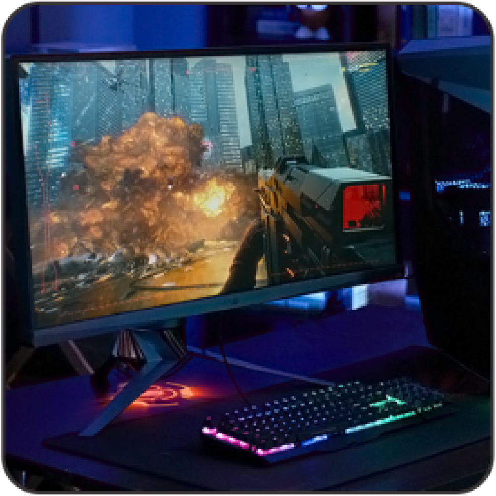 Entry Level Gaming Assembled Desktop PC With AMD Ryzen Processor and